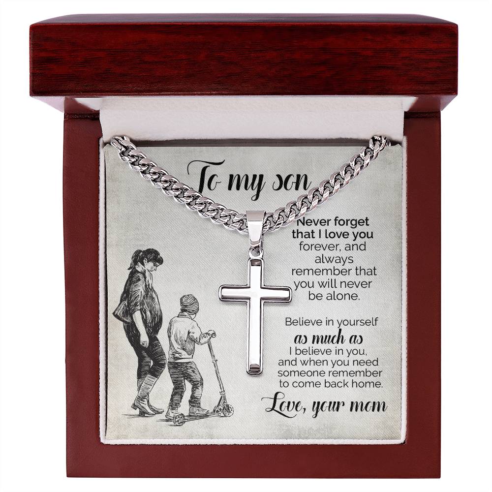 To My Son, Believe in Yourself as Much as I Believe in You, Gift from Mom