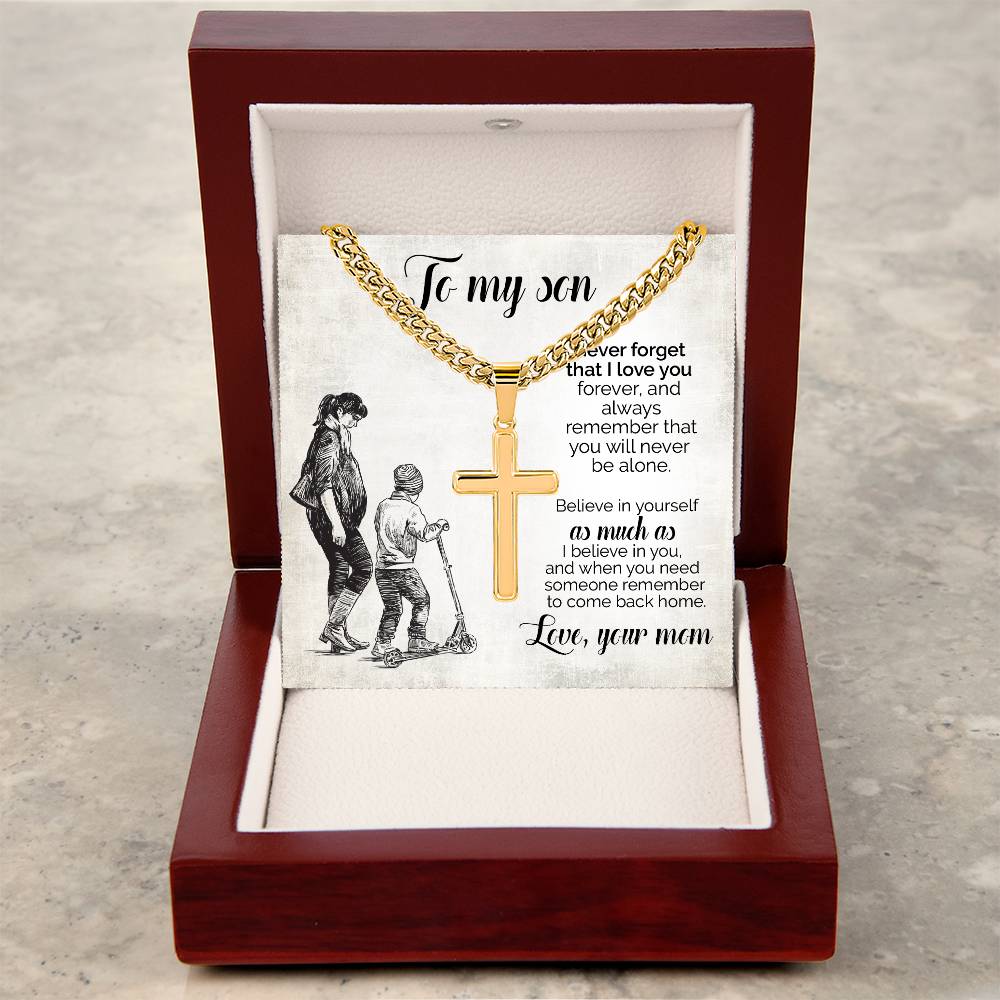 To My Son, Believe in Yourself as Much as I Believe in You, Gift from Mom