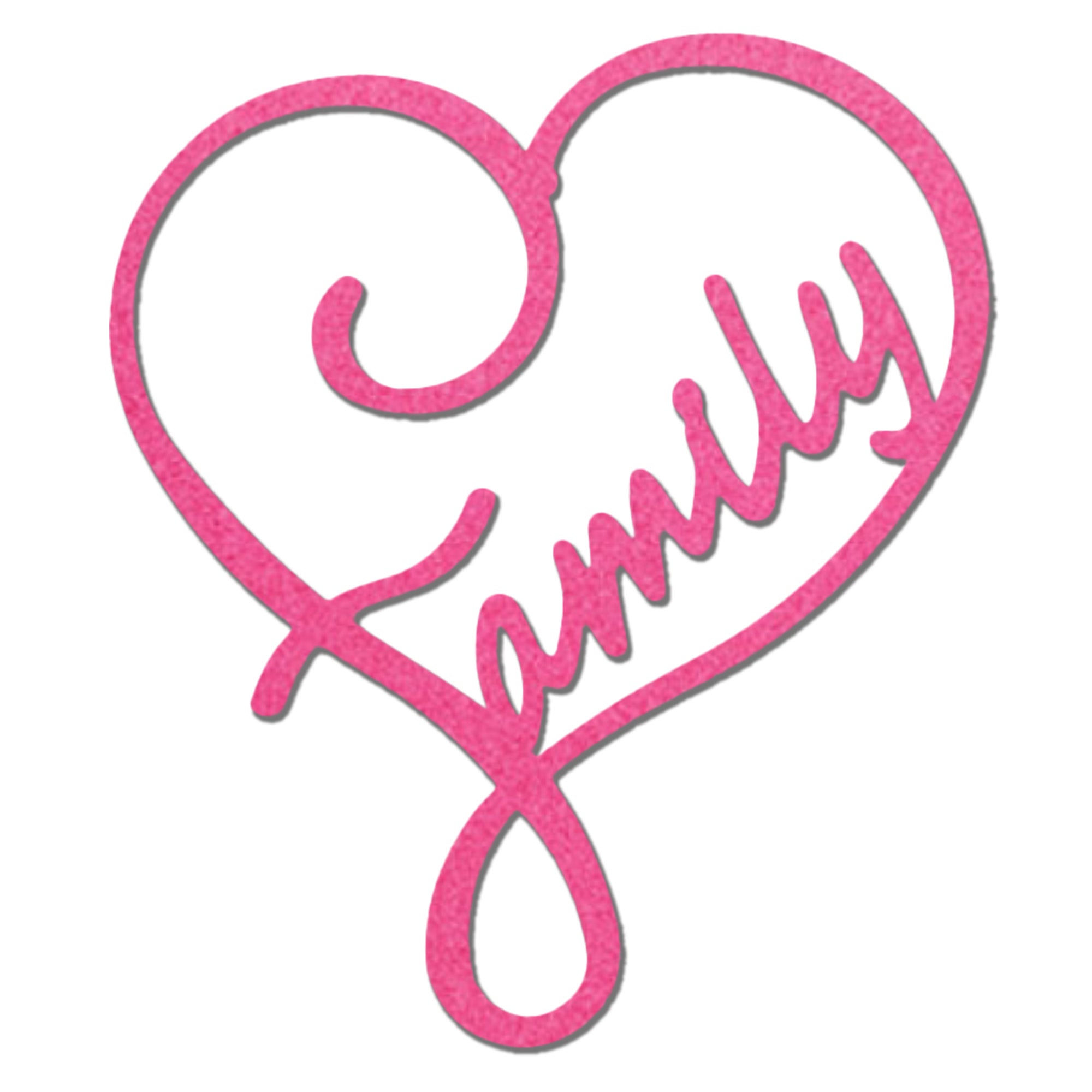 Family Name Heart Metal Wall Art Sign – Custom Steel Family Love Monogram – Laser Cut Amish Crafted Metal Home Decor