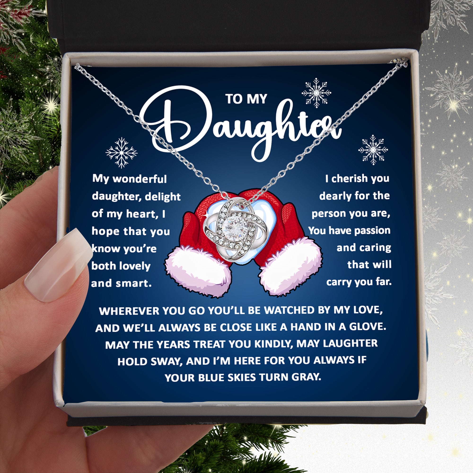 To My Daughter, Hand in a Glove – My Love Will Always Watch Over You