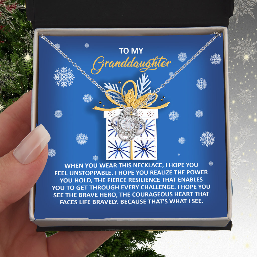 Granddaughter Gift for Christmas - Brave Hero with a Courageous Heart