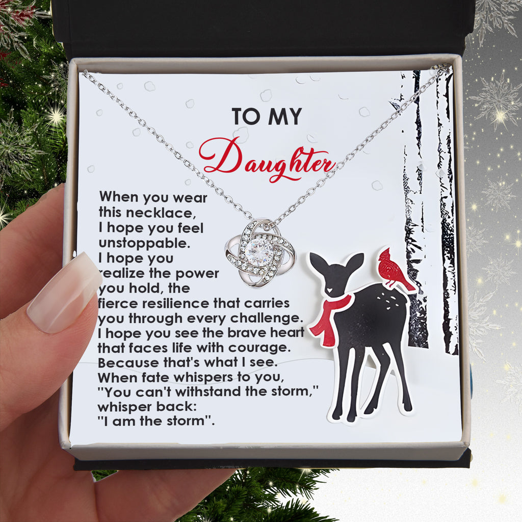 To My Daughter, When Fate Whispers You Can't Withstand the Storm