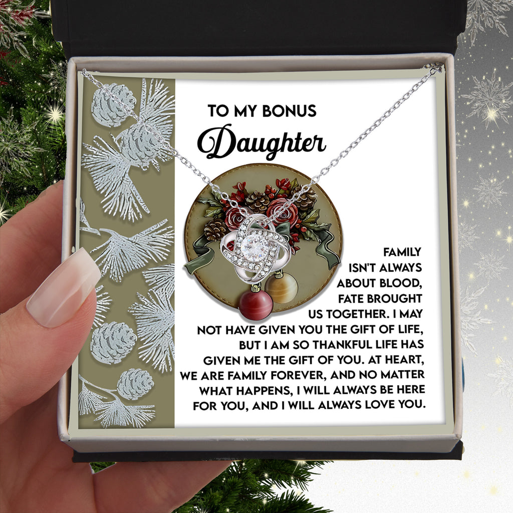 To My Bonus Daughter, At Heart We Are Family Forever