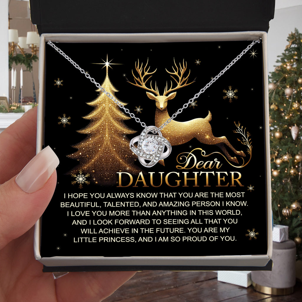 Dear Daughter, You Are My Greatest Joy – Christmas Necklace Gift