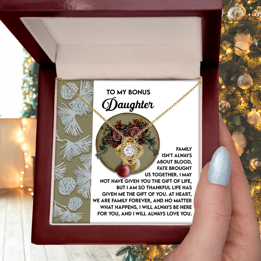 To My Bonus Daughter, At Heart We Are Family Forever