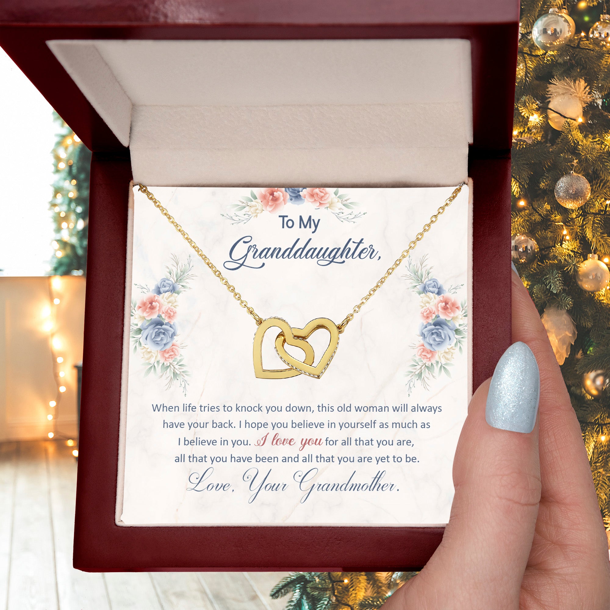 To my granddaughter, this old woman will always have your back