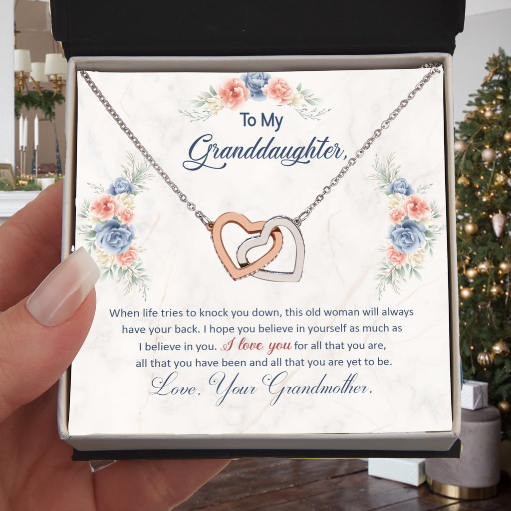 To my granddaughter, this old woman will always have your back