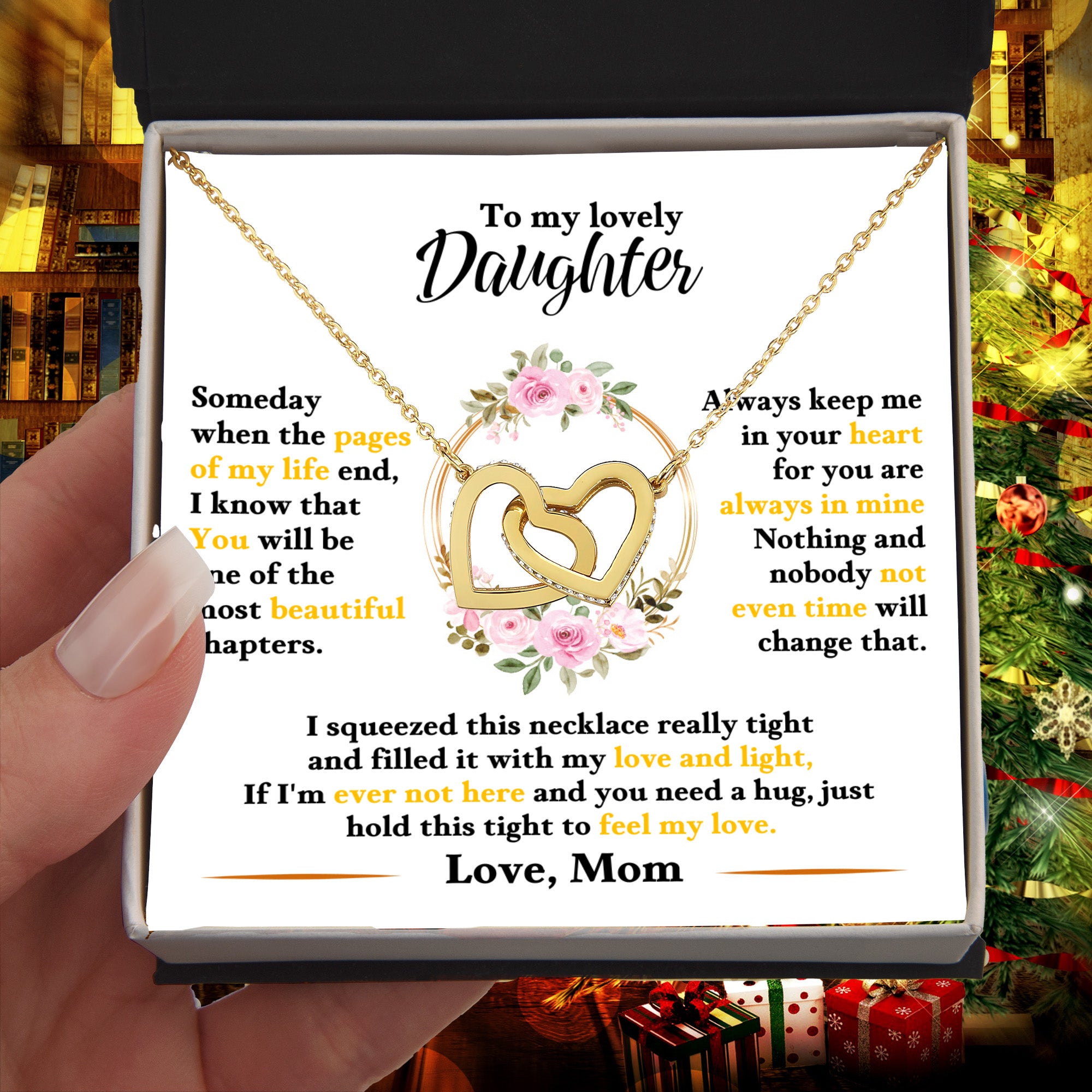 Daughter Gift - Hold this Tight to Feel my Love