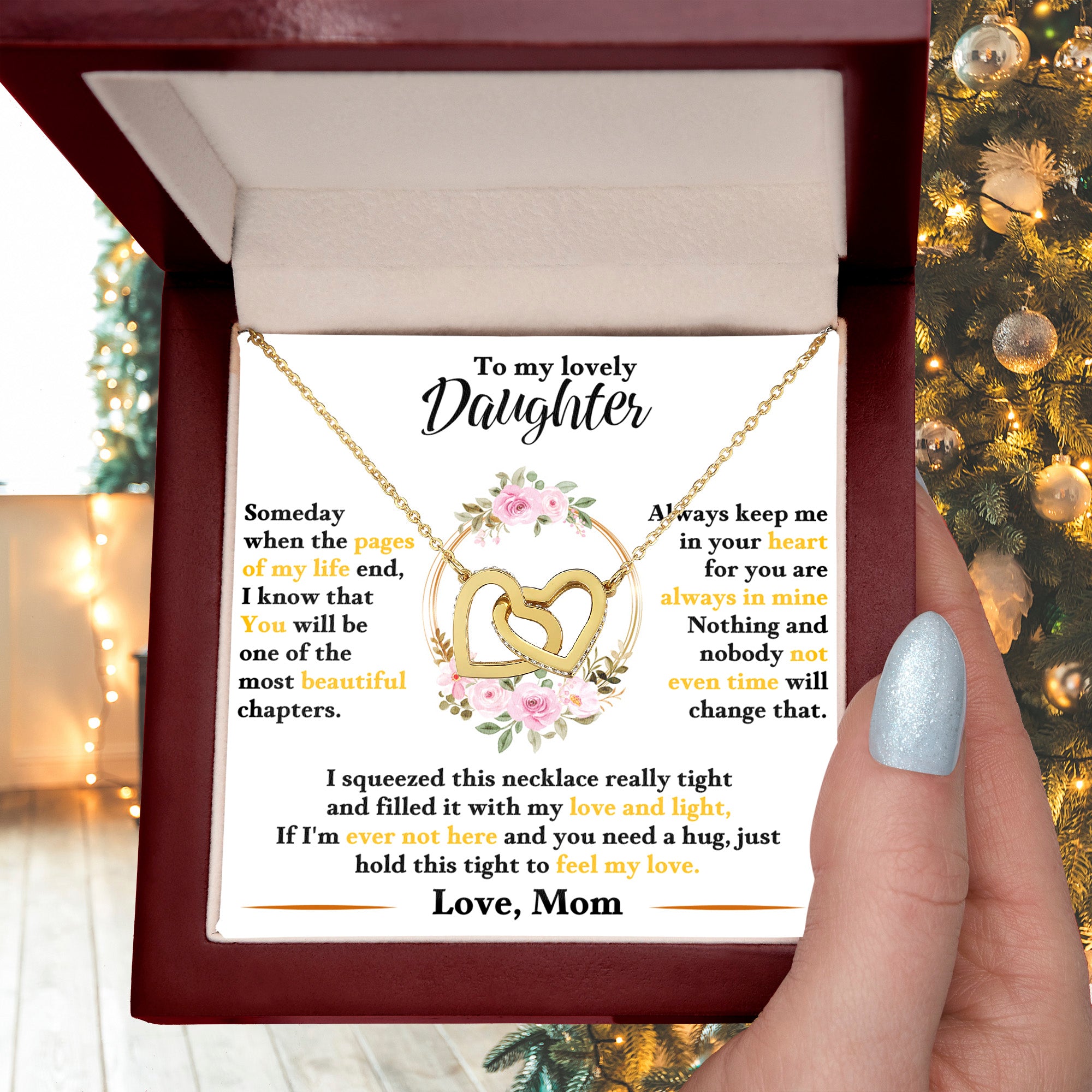 Daughter Gift - Hold this Tight to Feel my Love