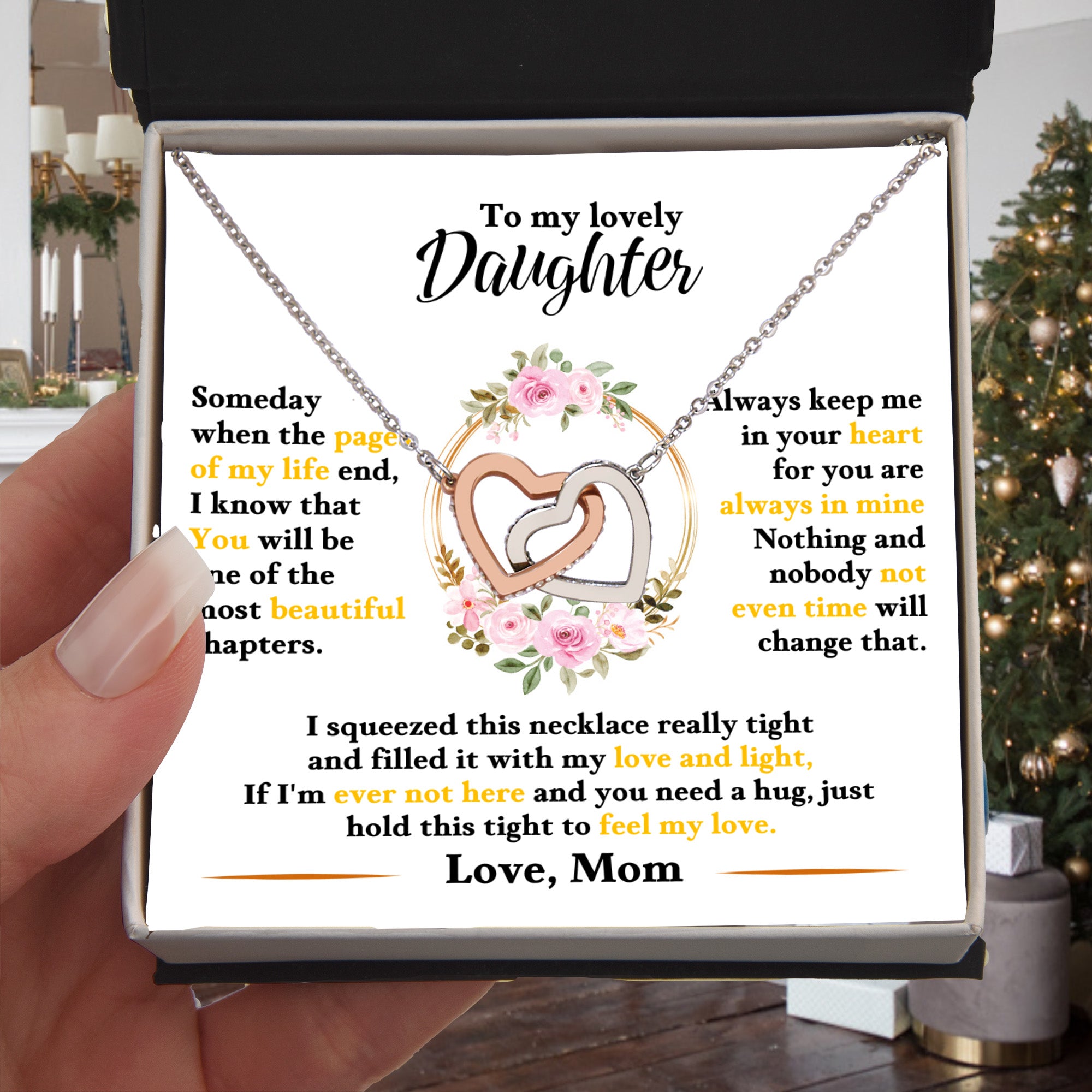 Daughter Gift - Hold this Tight to Feel my Love