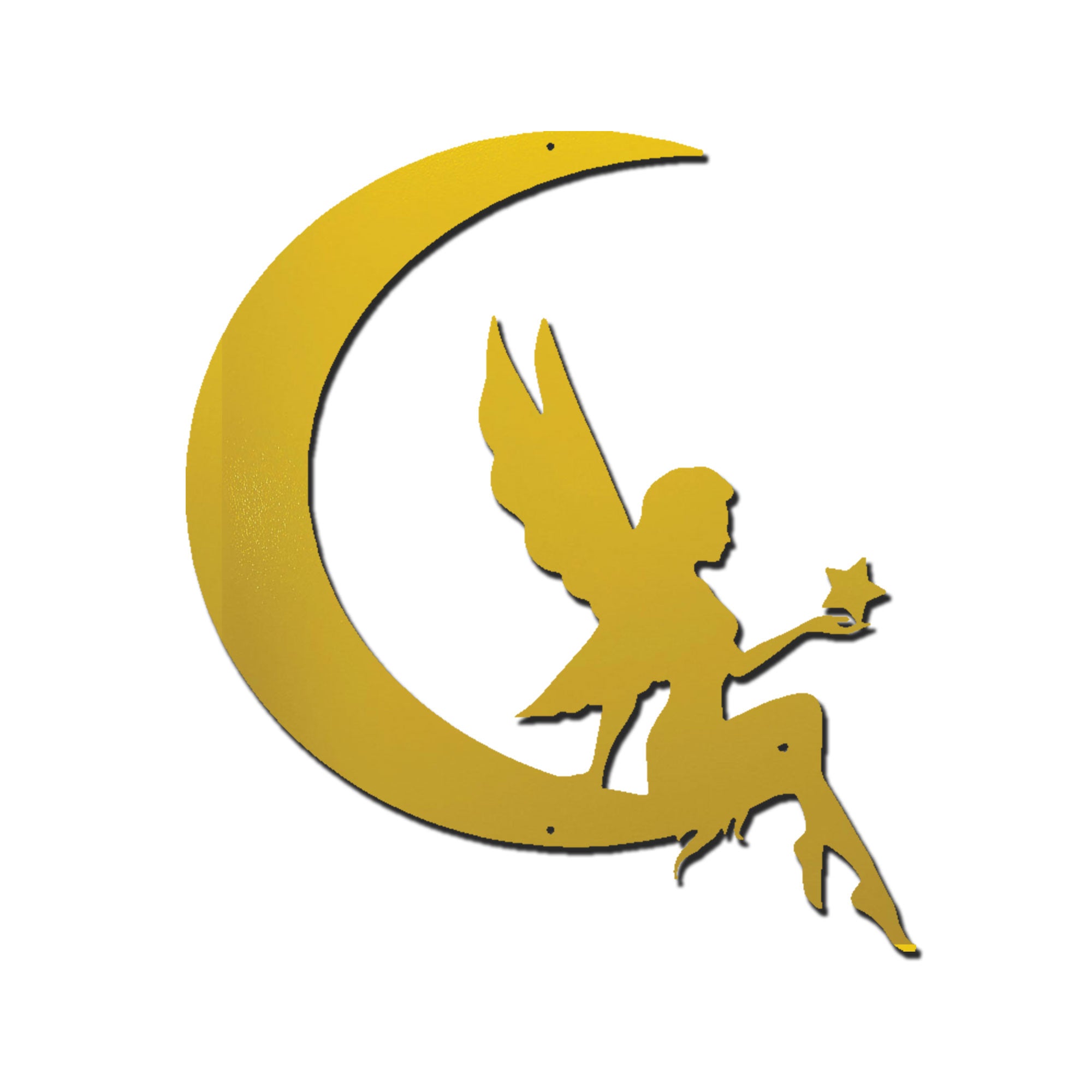 Moon Fairy Metal Wall Art – Nursery Decor – Princess Room Wall Decor