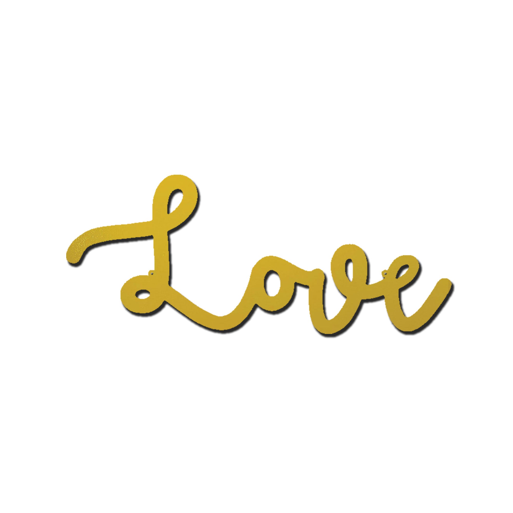 Love Metal Wall Art Sign – Inspirational Script Word Decor – Romantic Home Wall Decor – Farmhouse Love Wall Decoration