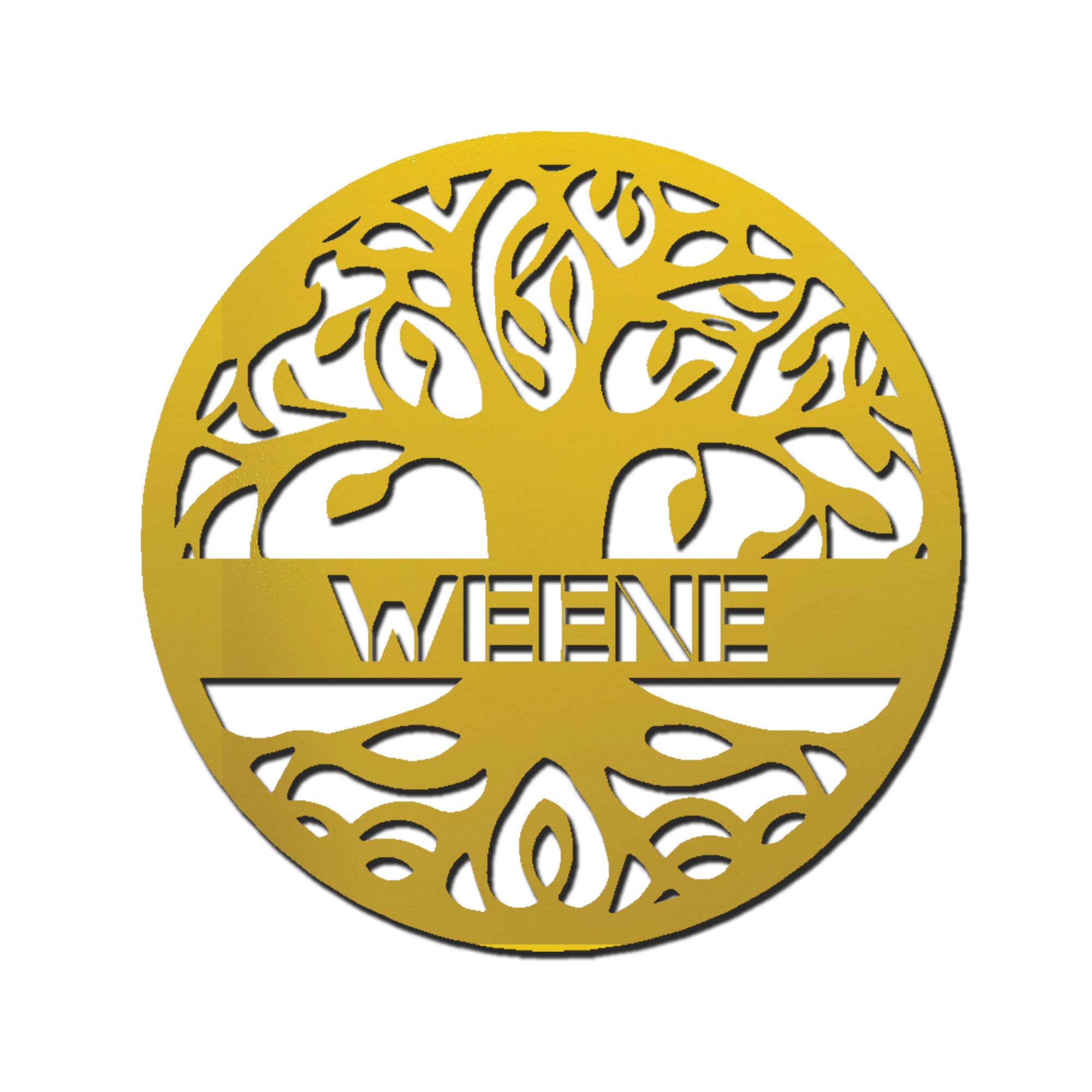 Personalized Tree of Life Metal Wall Art – Custom Family Name Sign – Tree of Life Metal Decor – Nature Inspired Family Wall Decor